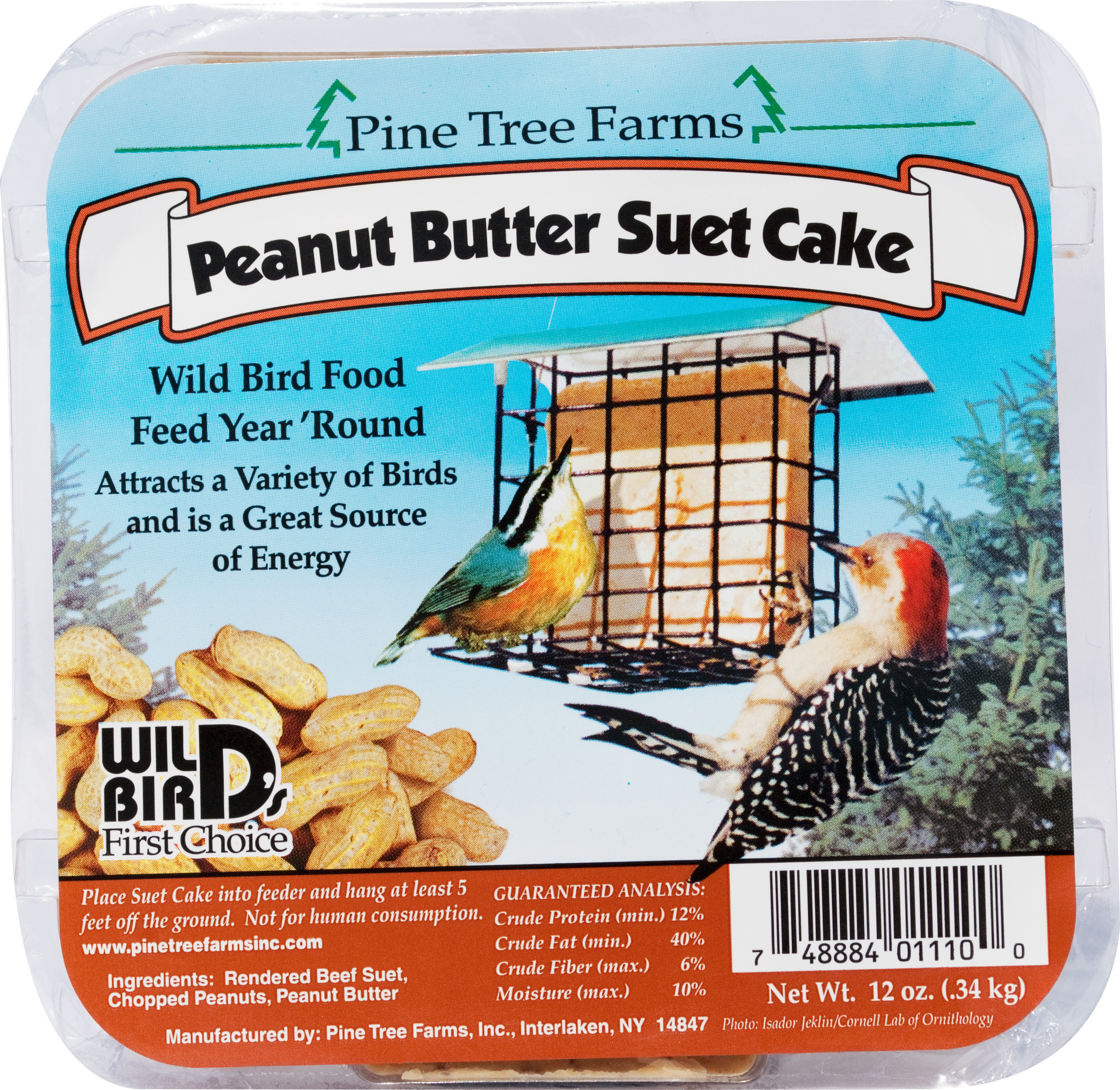 Peanut Butter Suet Cake - 1110