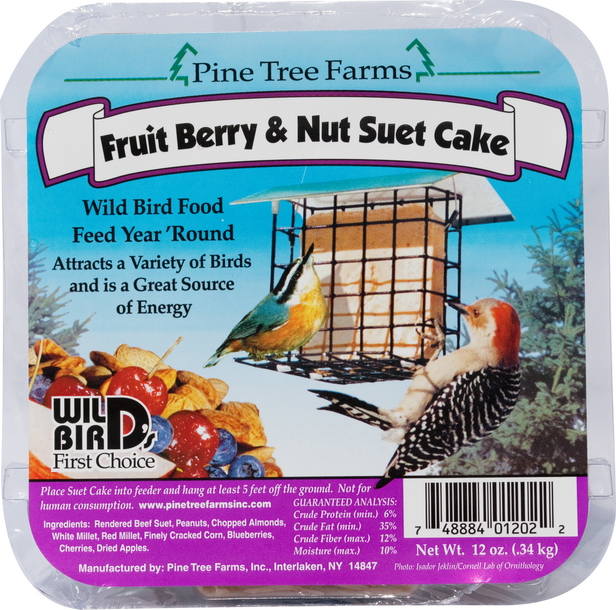 Fruit Berry & Nut Suet Cake - 1202