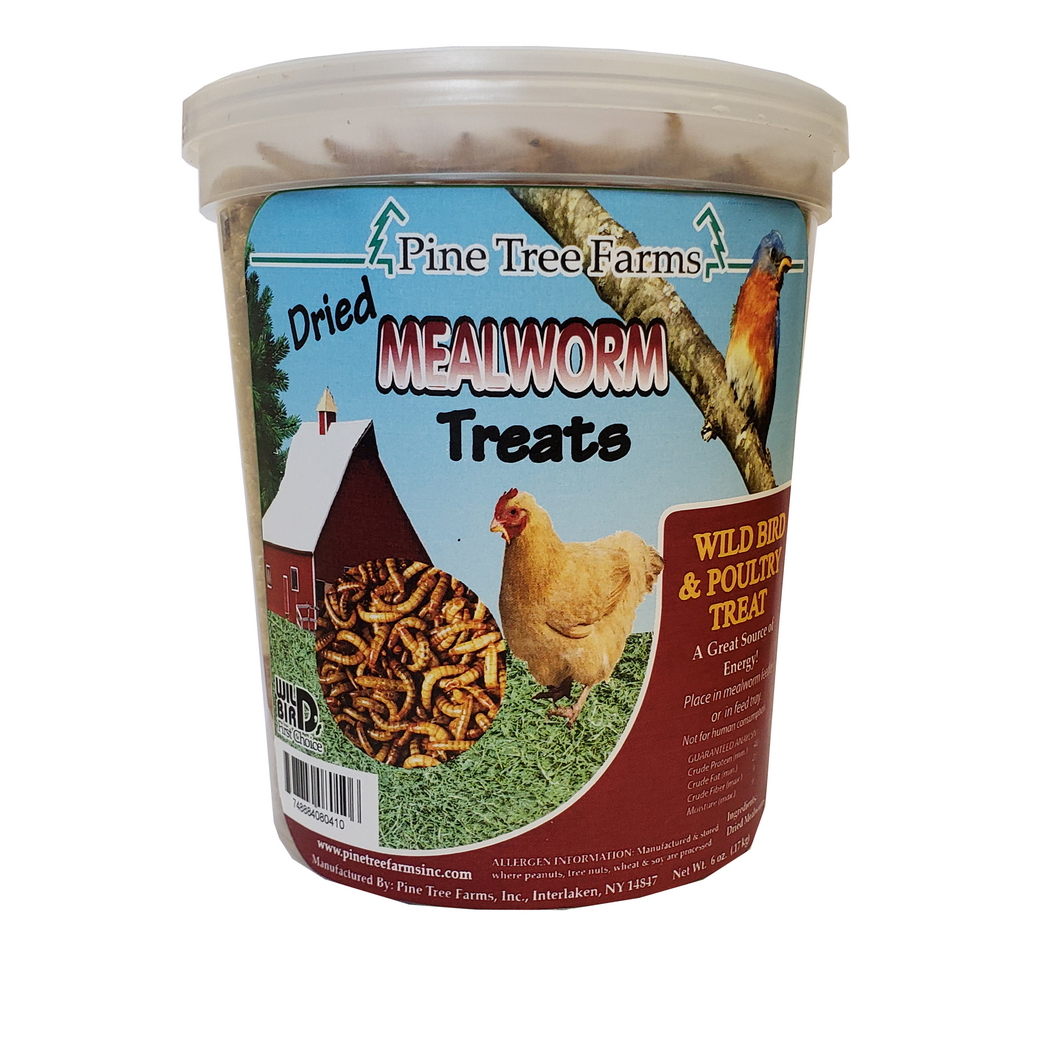 Dried Mealworm Treats 6 oz - 8041