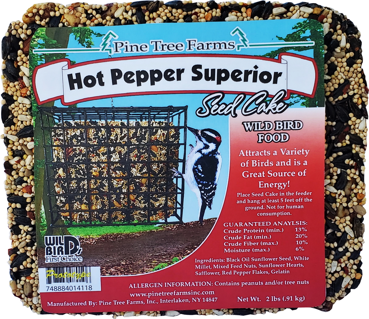 Le Petit Hot Pepper Superior Seed Cake - 2lbs - 1411