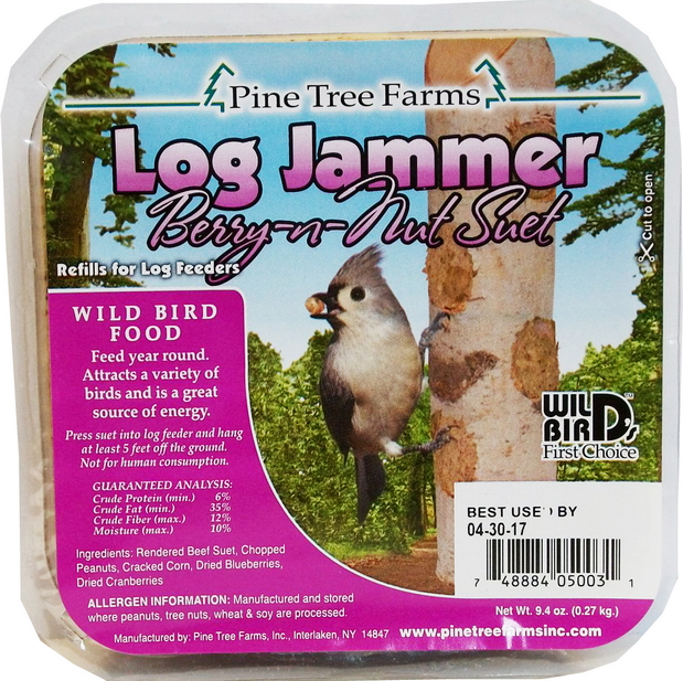Log Jammers Fruit-N-Berry Suet - 9.4 oz - 5003