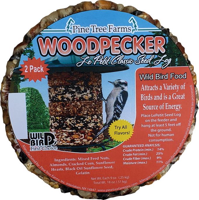 LePetit Woodpecker Classic Seed Log 2Pack - 8031