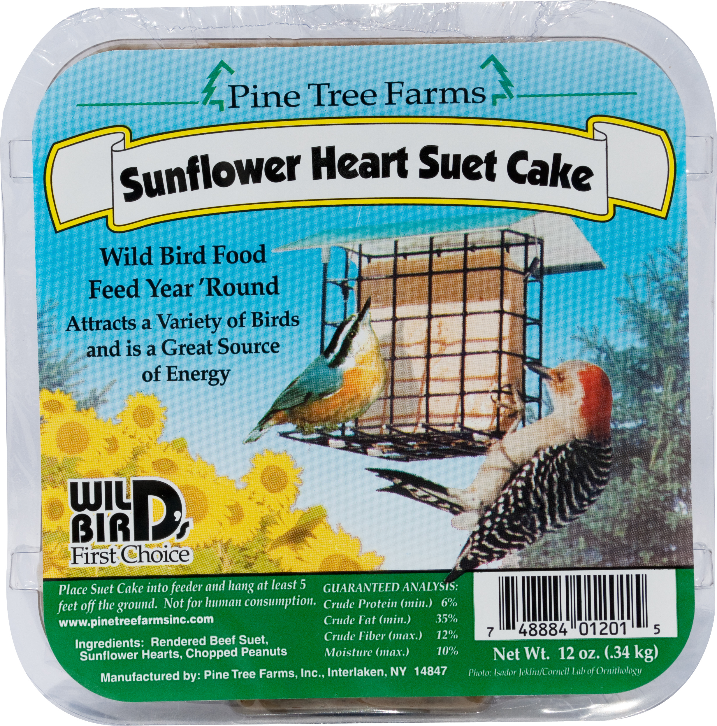 Sunflower Heart Suet Cake - 1201