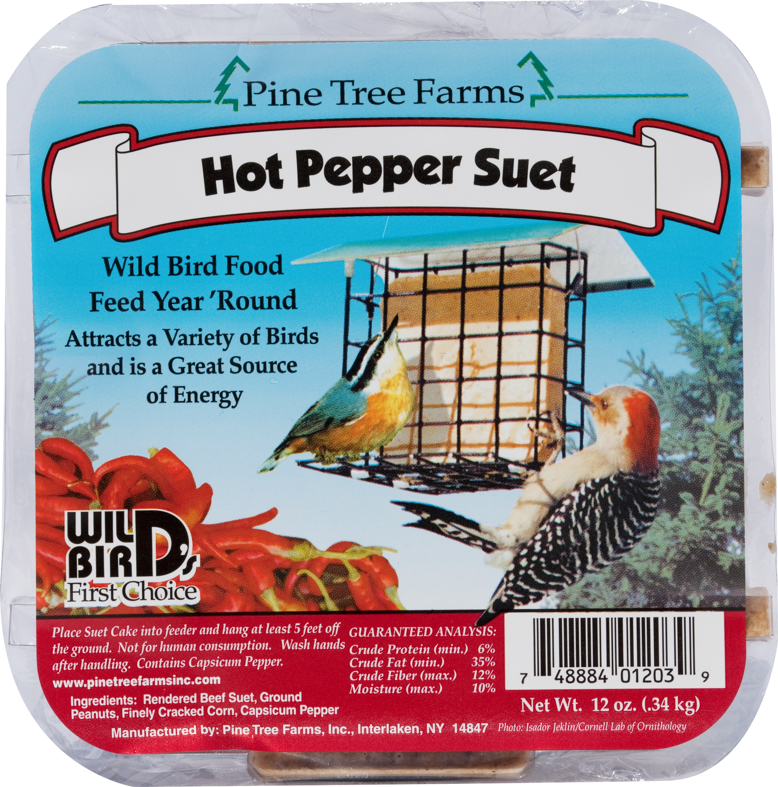 Hot Pepper Suet Cake - 1203