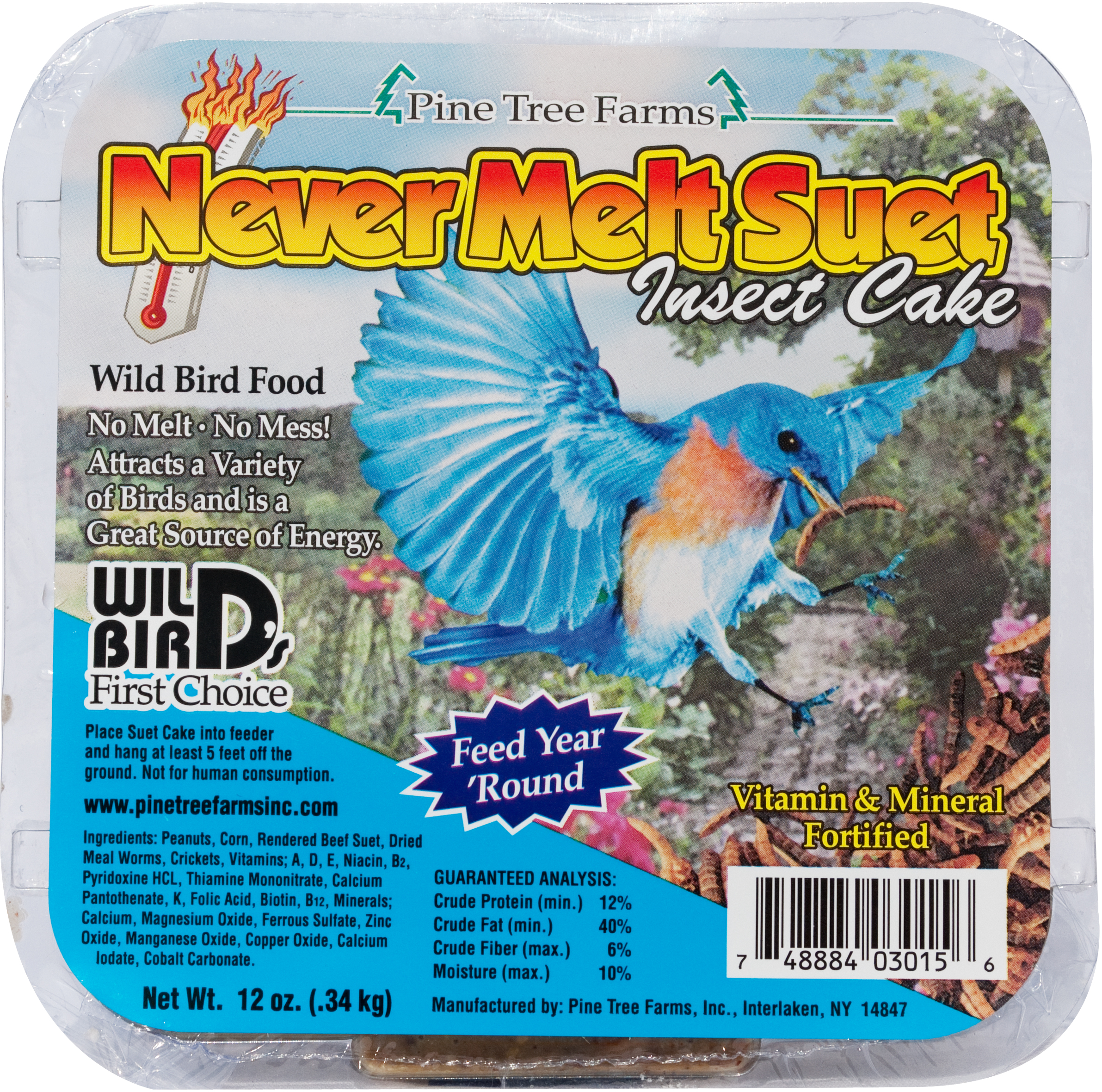 Never Melt Insect Cake 12 oz - 3015