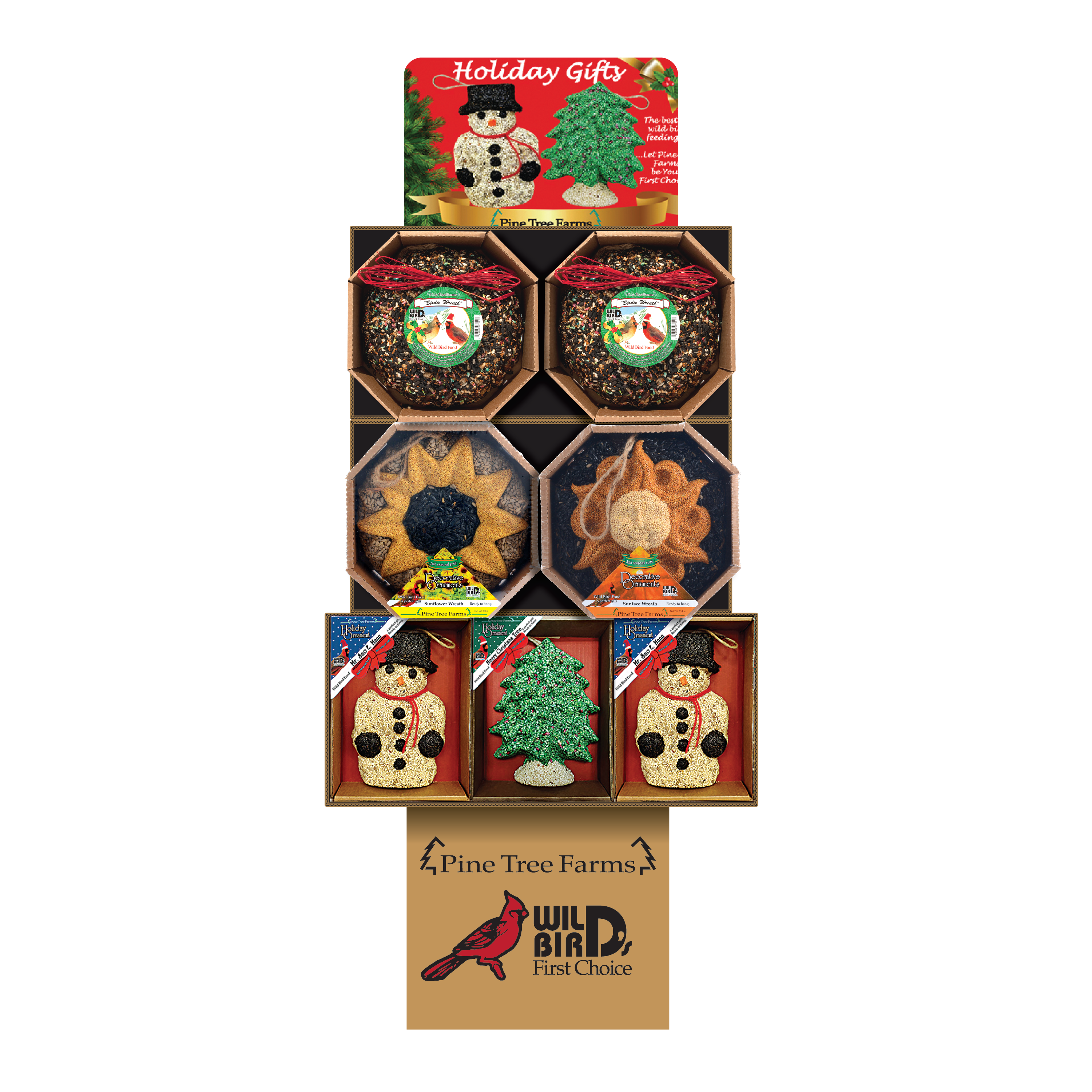 Floor Display 2996609 - 1269 Holiday Assortment 48 Count